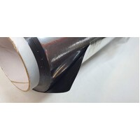Mylar 30m x 1.27m wide silver reflective film roll with tough black backing - like a mirror on a roll 110micron - 2