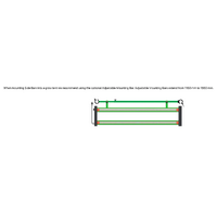 Digi-Lumen Halo 250w LED grow light - suits up to 1.2m x 0.6m - also used as side lighting with brackets included - 3