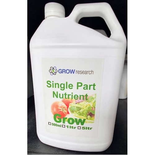 Single Grow 5l Research Single Part Grow 5L one part