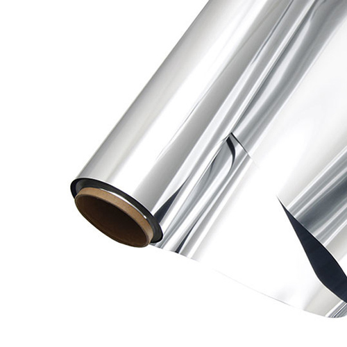 Mylar 30m x 1.27m wide silver reflective film roll with tough black backing - like a mirror on a roll 110micron